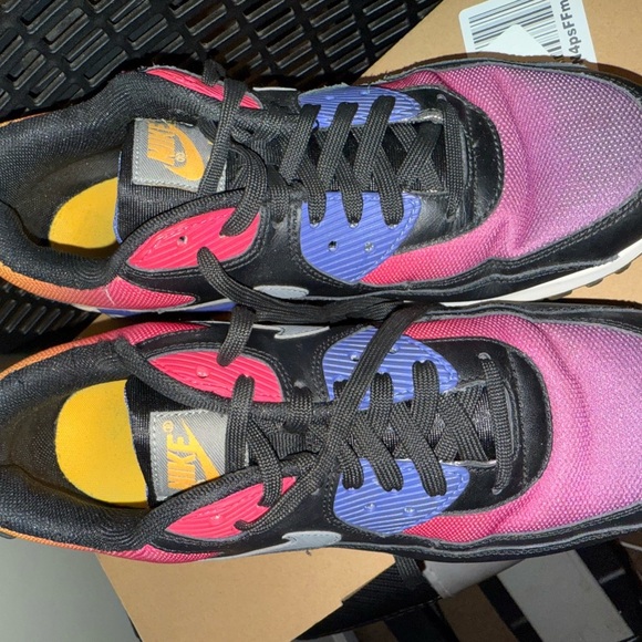 Rare Nike Air Max 90 SD Gradient Black Persian Violet Men's Sneakers, Size 9.5 - Picture 3 of 9